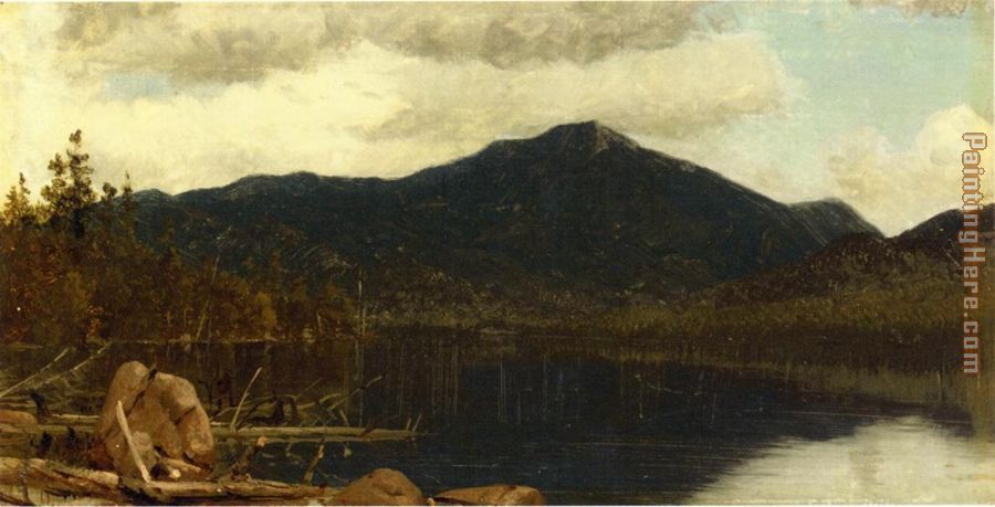 Mount Whiteface from Lake Placid painting - Sanford Robinson Gifford Mount Whiteface from Lake Placid art painting